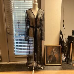 Ups And Downs Mesh Robe